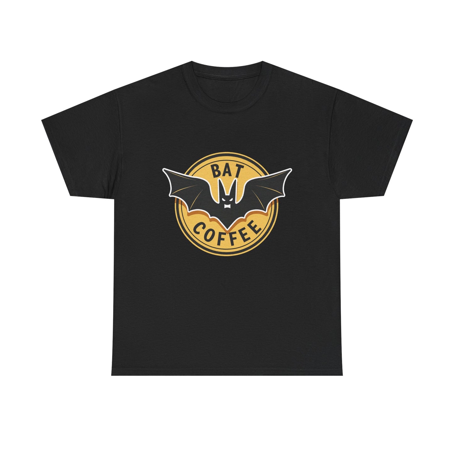 Bat Coffee Tee | Retro Logo